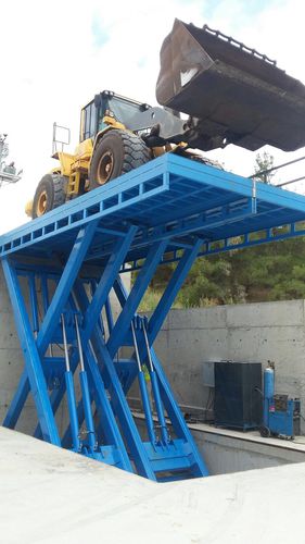 Mesa elevadora de tijera larga - ESPH series - ONDER GRUP MAKİNE - hidráulica / estacionaria / de carga