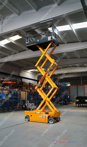 Plataforma elevadora de tijera autopropulsada - MPD xx10 series - ONDER GRUP MAKİNE - eléctrica / hidráulica / para uso en interiores y exteriores