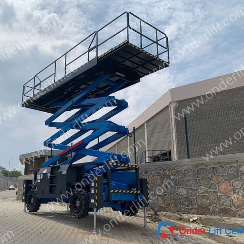 Plataforma elevadora de tijera móvil - MDP-RT series - ONDER GRUP MAKİNE - diésel / para terreno difícil