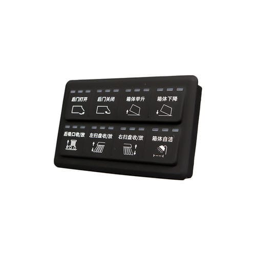 Teclado numérico 8 teclas - SPM-KEYP-Q08 - Hunan SonnePower International Co., Ltd. - empotrable / de silicona / de CAN-Bus