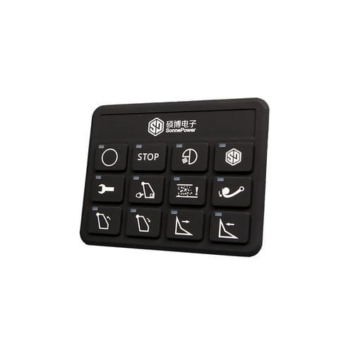 Teclado numérico 12 teclas - SPM-KEYP-Q12 - Hunan SonnePower International Co., Ltd. - empotrable / de silicona / de CAN-Bus