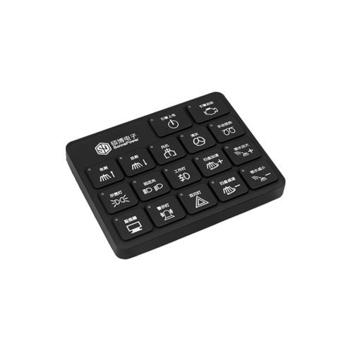 Teclado numérico 17 teclas - SPM-KEYP-A17N - Hunan SonnePower International Co., Ltd. - empotrable / de silicona / de CAN-Bus