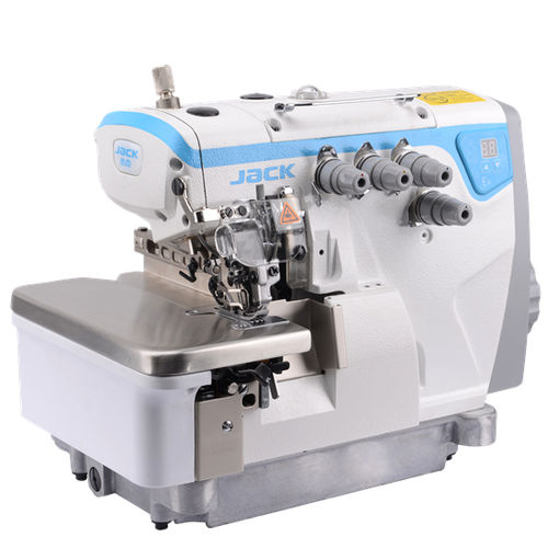 Máquina overlock punto de cantonera - Jack E4 - Elestar - de 2 agujas / para tejido pesado / fija