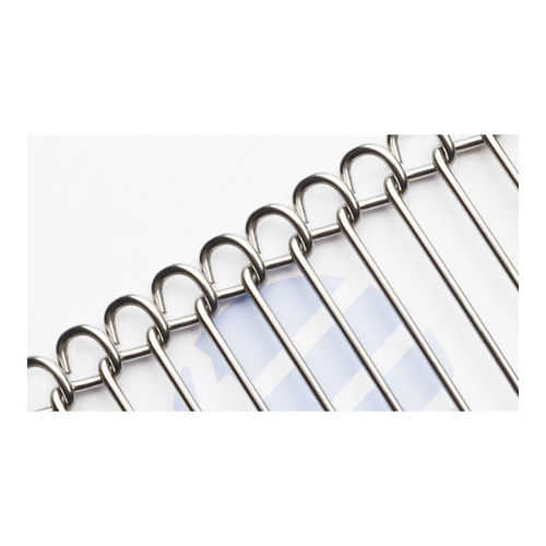 Cinta transportadora enrejada - C-CureEdge® - Wire Belt Company Osterloh GmbH - de metal / industrial / para la industria agroalimentaria