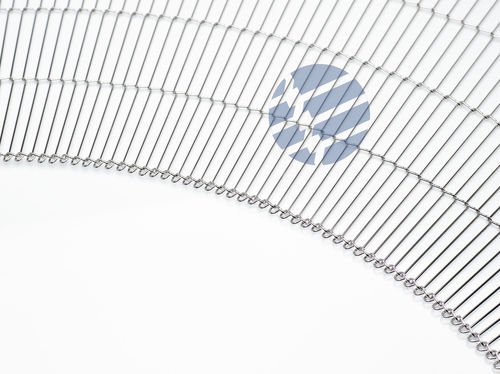 Cinta transportadora enrejada - Flex-Turn® - Wire Belt Company Osterloh GmbH - curva / de metal / industrial