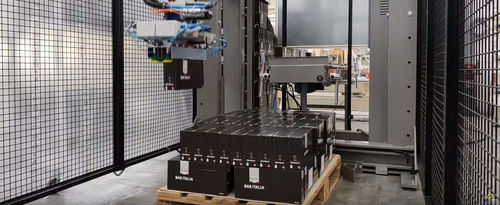 Paletizador 4 ejes - SK-101  - Euroimpianti - Skilled - para cajas / pequeño / compacto