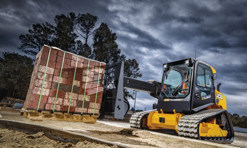 Cargadora compacta de orugas electrohidráulica - 3TS-8T - JCB - con motor de combustión