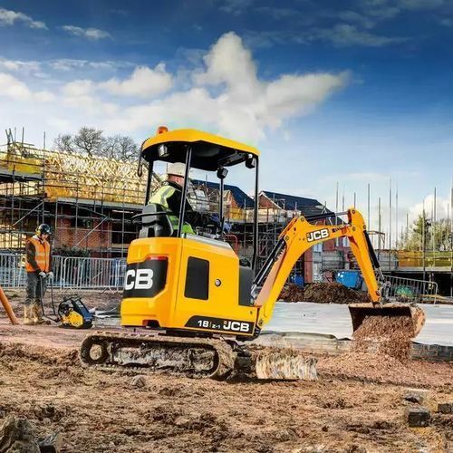 Miniexcavadora - 18Z-1 - JCB - con orugas / diésel / para obra de construcción