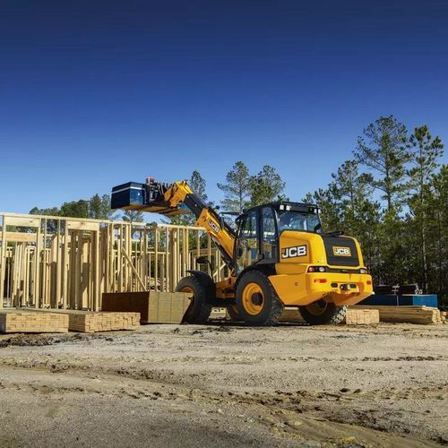 Manipulador telescópico con motor diésel - TM320 - JCB - ergonómico / de carga útil elevada / articulado