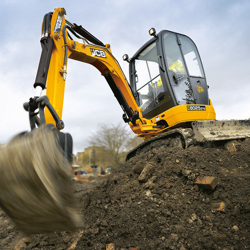 Miniexcavadora - 25Z-1 - JCB - con orugas / diésel / con giro cero