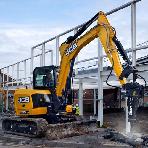 Excavadora mediana - 85Z-2 - JCB - de orugas / diésel / para obra de construcción