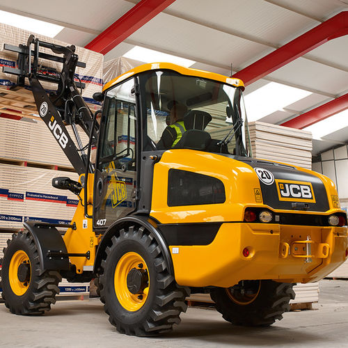 Cargadora de ruedas - 407 - JCB - articulada / compacta / de exterior