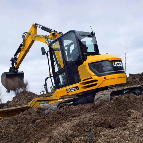 Miniexcavadora - 90Z-2 - JCB - mediana / con orugas / diésel