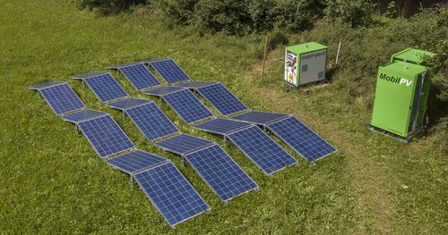 Central solar 0 - 50 kW - Mobil PV 3.6 - MobilHybrid by PV4Life GmbH