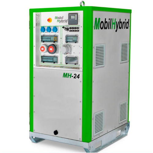 Grupo electrógeno híbrido - MH24 - MobilHybrid by PV4Life GmbH - alimentado por batería / trifásico / en contenedor
