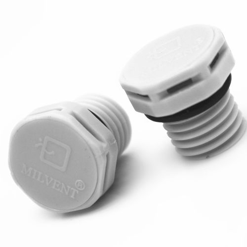 Tapón de presurización - MIV-12  - Shenzhen Milvent Technology Co.,Ltd - hexagonal / roscado / de plástico