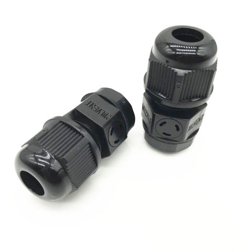 Prensaestopas de plástico - MIV-CA12B - Shenzhen Milvent Technology Co.,Ltd - IP68 / recto / roscado
