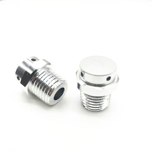 Tapón de presurización -  MIV-NPT1-4MS - Shenzhen Milvent Technology Co.,Ltd - cilíndrico / roscado / de metal