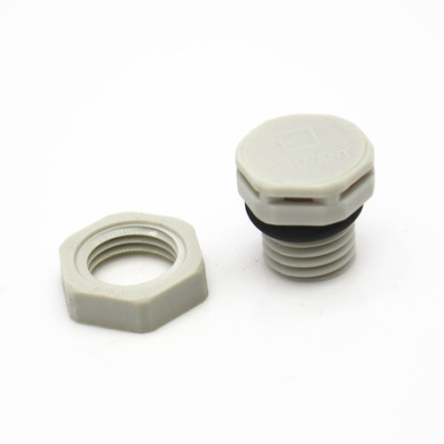 Tapón de presurización - MIV-12HA - Shenzhen Milvent Technology Co.,Ltd - hexagonal / roscado / de plástico