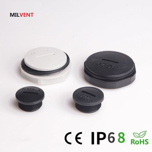 Tapón redondo - MIV-NSP - Shenzhen Milvent Technology Co.,Ltd - roscado / de nailon / de protección