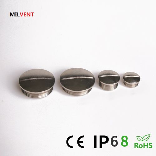 Tapón redondo - MIV-RSBSP - Shenzhen Milvent Technology Co.,Ltd - roscado / de latón niquelado / de protección