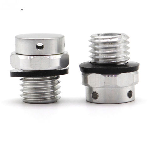 Tapón redondo - M12*1.5 - Shenzhen Milvent Technology Co.,Ltd - de metal / de respiradero / para altas temperaturas