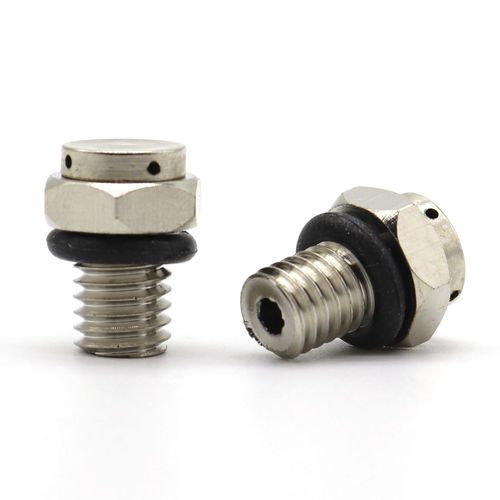 Tapón hexagonal - MIV-06MS - Shenzhen Milvent Technology Co.,Ltd - roscado / de latón niquelado
