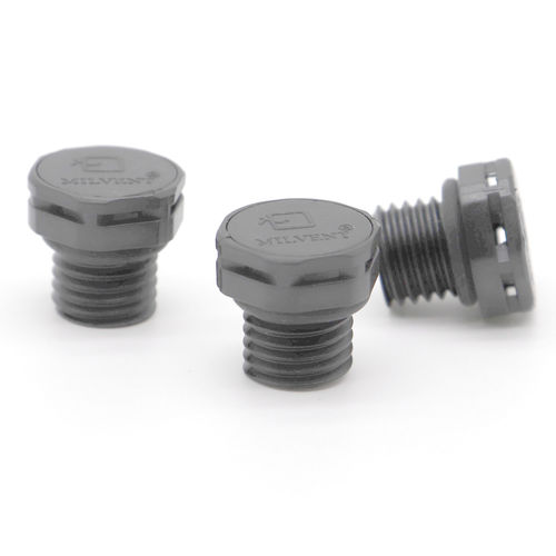 Capuchón de extremo roscado - Shenzhen Milvent Technology Co.,Ltd - cilíndrico / de plástico / de protección