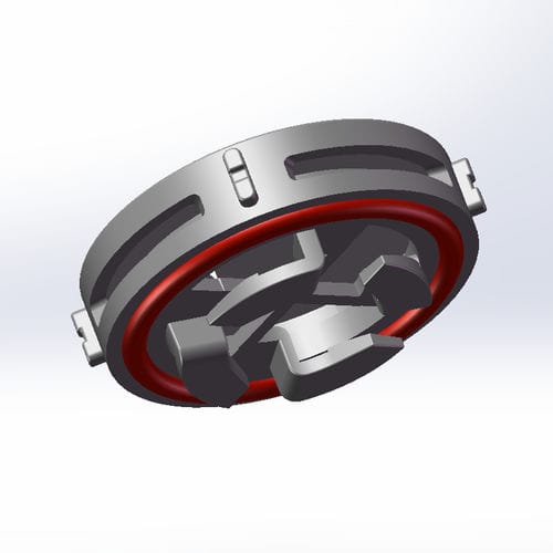 Tapón para batería - Shenzhen Milvent Technology Co.,Ltd - redondo / macho / de PBT