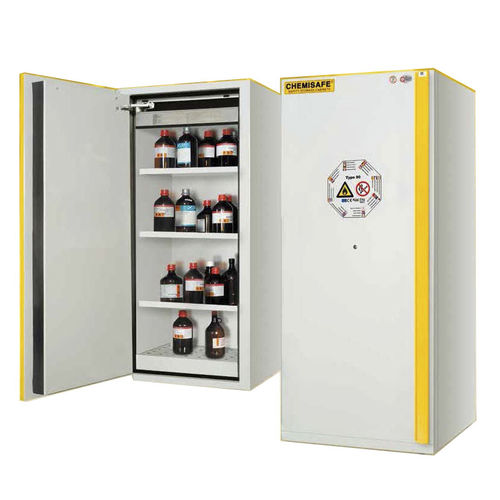 Armario de almacenamiento - CSF240 series - Chemisafe - de suelo / con estantes / de puerta simple
