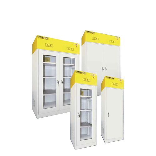 Armario de almacenamiento - CS106H, CS103H, CS106GH, CS103GH - Chemisafe - de suelo / con puertas dobles / con estantes