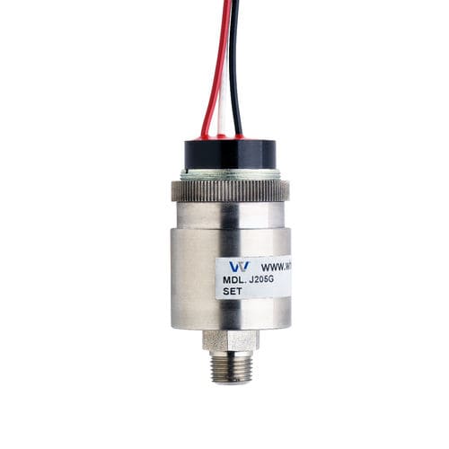 Presostato de membrana - J205G Pressure Switch - Whitman Controls Corporation - hilos desnudos / roscado / para líquido
