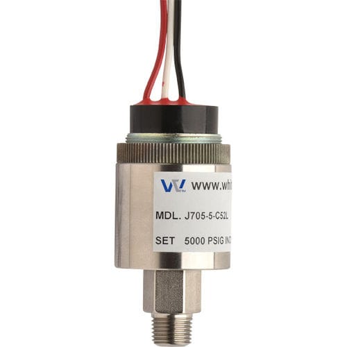 Presostato de pistón - J705 High Pressure High Set Point Switch - Whitman Controls Corporation - hilos desnudos / roscado / para gas
