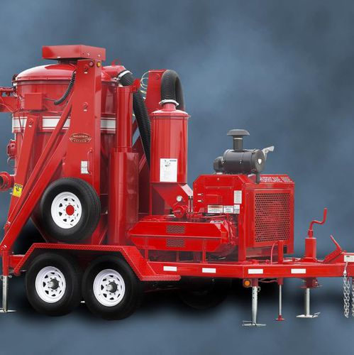 Aspirador industrial - HURRICANE 600 - Vactagon LLC - en seco / para materiales húmedos / con motor diésel