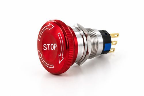 Botón pulsador de parada de emergencia - K-MAX - TactHill by Kynoppe - de seta / IP66 / IP65
