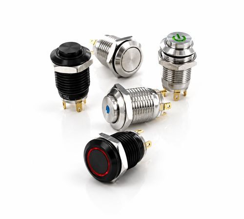 Botón pulsador con luz LED - SOAV112 - TactHill by Kynoppe - de muelle / antivandalismo / estanco