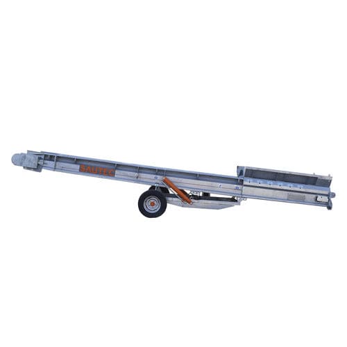 Transportador para obra de construcción - type_10 - SAUTEC - de banda / con inclinación ajustable / reclinable