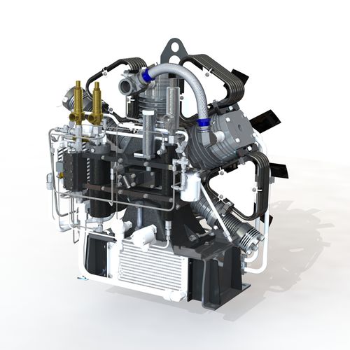 Compresor de pistón - CN4xx-x series - L & M Compressor - de gas natural / para GNC / con motor eléctrico