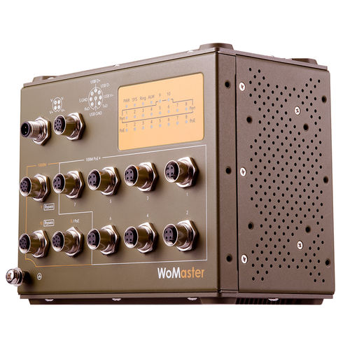 Conmutador Ethernet administrable - MP310 series - WoMaster - 10 puertos / Gigabit Ethernet / de nivel 3