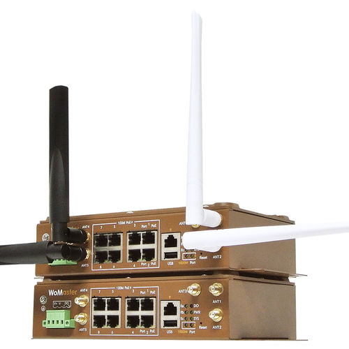 Router de alimentación Ethernet - WR329P-WLAN-LTE - WoMaster - celular / Ethernet / LTE