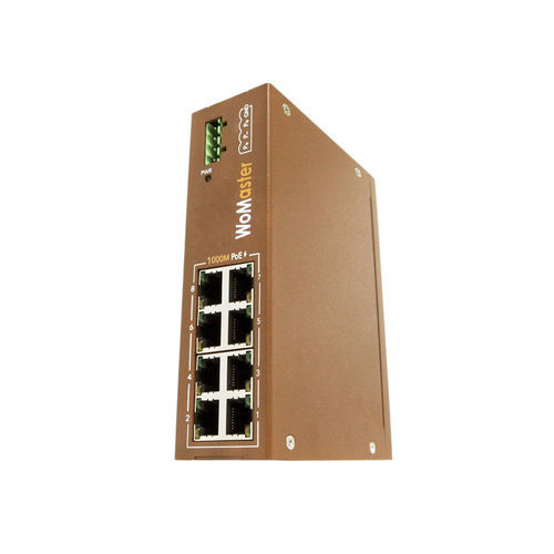 Conmutador Ethernet PoE - DP208 - WoMaster - administrable / 8 puertos / gigabit