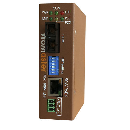 Convertidor de medios - DP101 series - WoMaster - de señal / de potencia / Ethernet