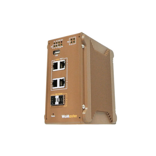 Conmutador Ethernet administrable - DP406 - WoMaster - 6 puertos / gigabit / con enlace inalámbrico