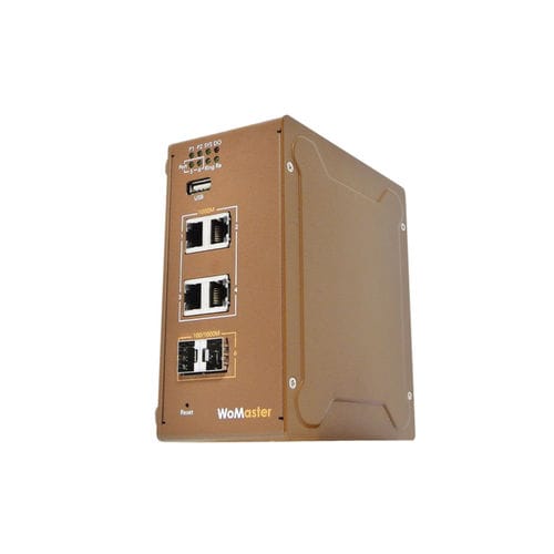 Conmutador Ethernet administrable - DS406 - WoMaster - 4 puertos / Gigabit Ethernet / estándar
