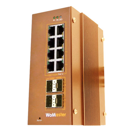 Conmutador Ethernet administrable - DP612 - WoMaster - 12 puertos / gigabit / de nivel 3