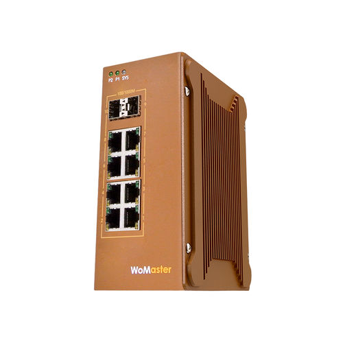 Conmutador Ethernet administrable - DS610 - WoMaster - 8 puertos / gigabit / de nivel 3