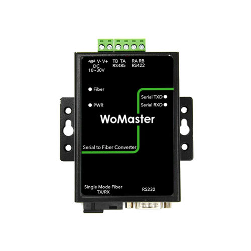Convertidor RS-485 a fibra óptica - SC201 series - WoMaster - en riel DIN / de alto flujo / monomodal