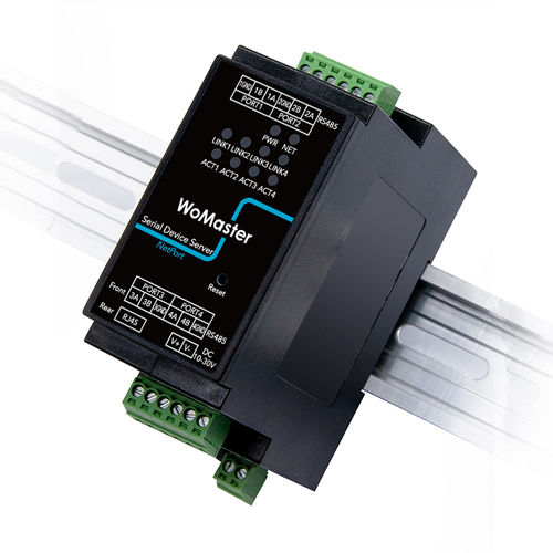 Servidor de periférico RS-485 - NPS5431A - WoMaster - LAN / Modbus RTU / Modbus TCP