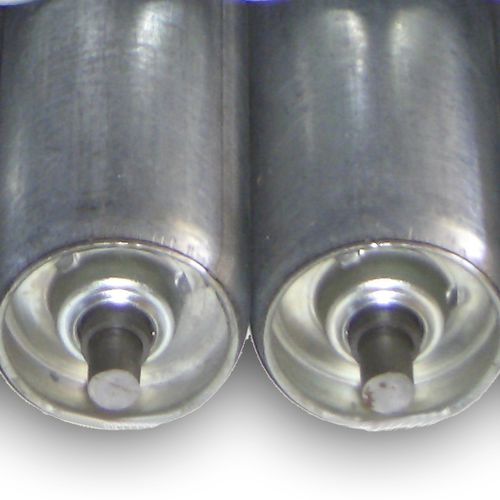 Rodillo de transportador de cadenas - RC3M - de acero / de piñón