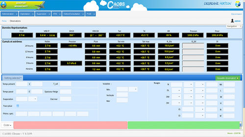 Software de gestión - CAOBS  - DEGREANE HORIZON - de supervisión / de transmisión de datos / adquisición
